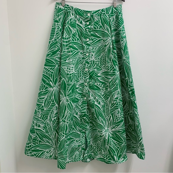 Tabitha Brown x Target Collab Green Maxi Skirt Large - Picture 1 of 8